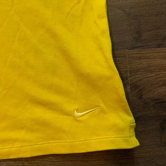 Nike Yellow Ringer T-Shirt - Picture 4 of 4